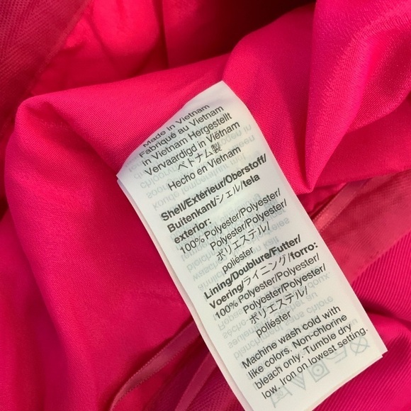 J. Crew Long Pencil Skirt Hot Pink/Neon Fuchsia New With Tags - Picture 9 of 9